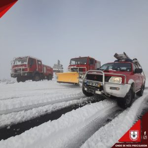 Nevão mobiliza Bombeiros de Castro Daire para apoio à população e operações de socorro